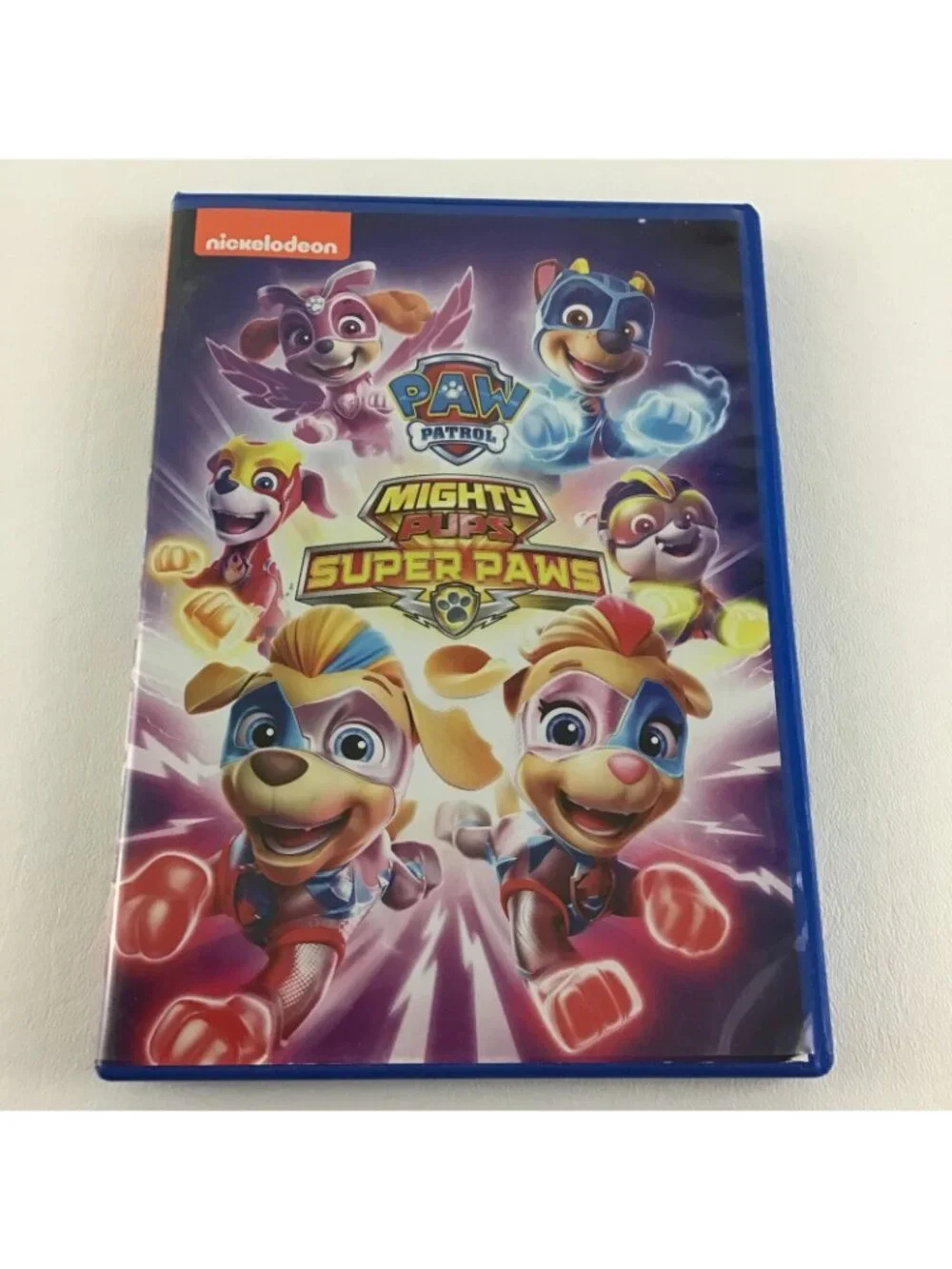 Paw Patrol Mighty Pups Super Paws DVD Mighty Twins Figures Car Racer Figure Lot